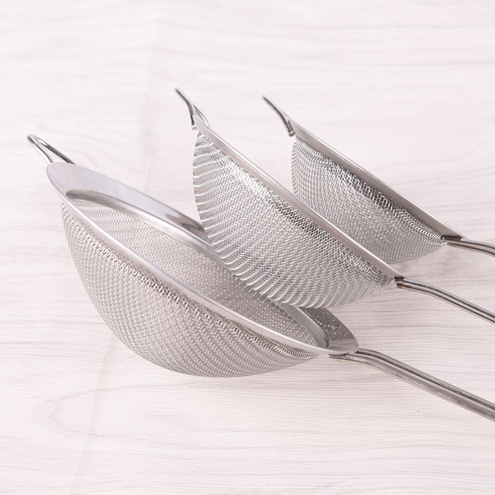 Tea Strainer Mesh - Diameter 7/8/10/12/14/16/18/20/22cm Kitchen Filter Tools Sifter