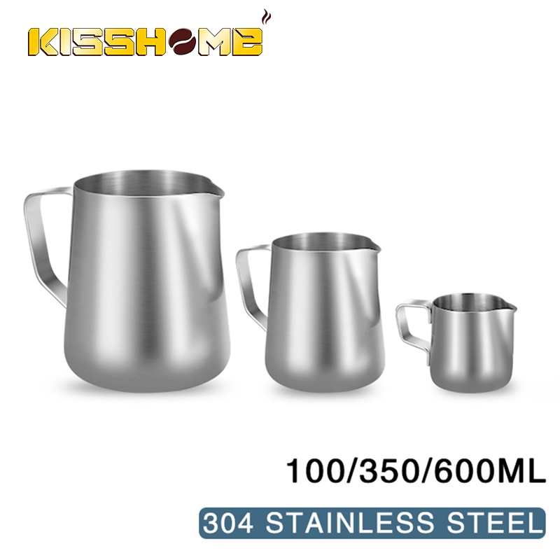 Barista Milk Jug - Coffee Milk Frothing Pitcher Stainless Steel