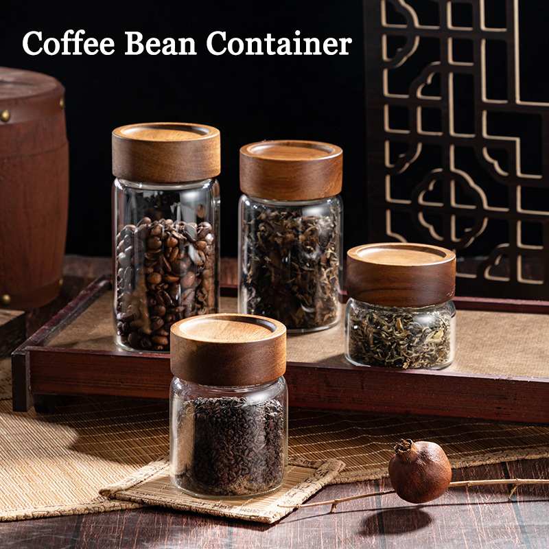 Coffee Tea Gift - Coffee Beans Storage Container Tube Display