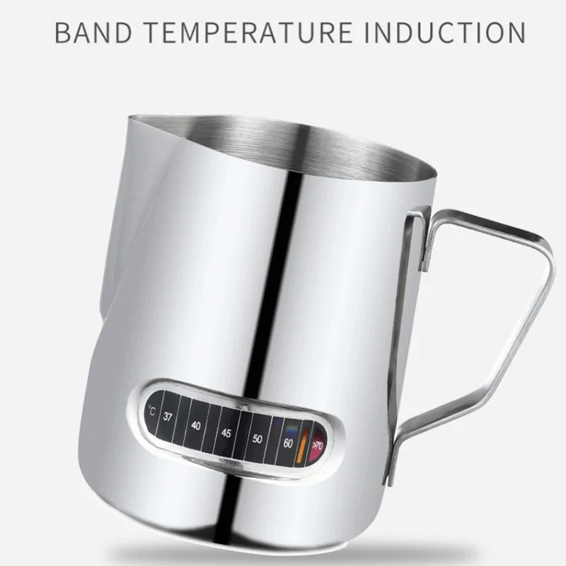 Barista Milk Jug - 350mL Stainless Steel Milk Frothing Pitcher