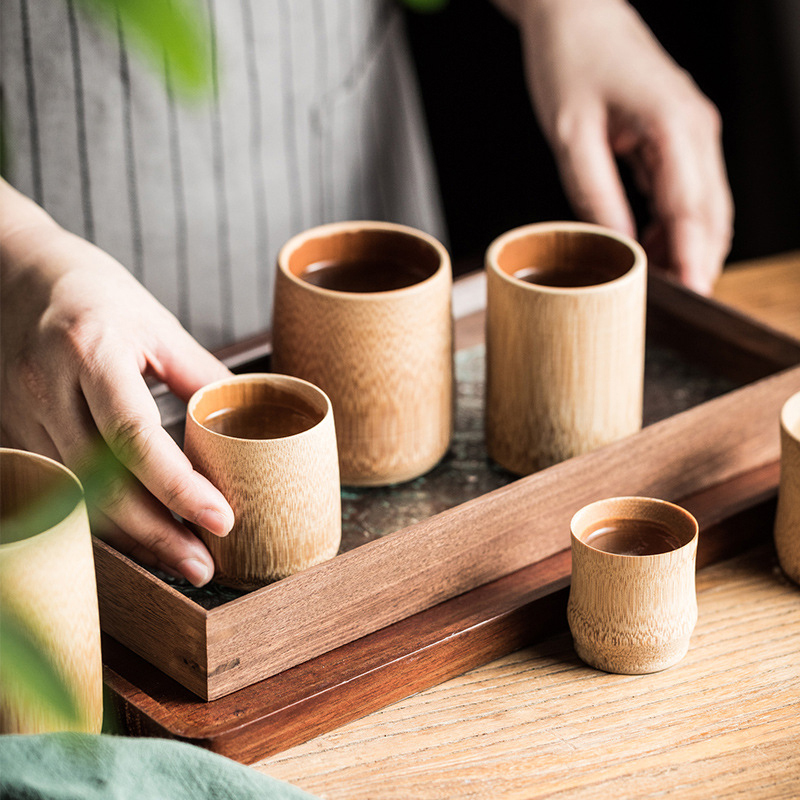 Coffee Tea Japan - Bamboo Cup Home Japan Style Natural