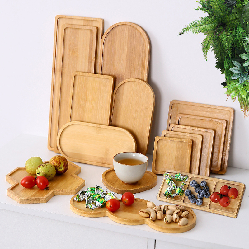 Coffee Tea Japan - Tableware Solid Wood Food Tray Tea