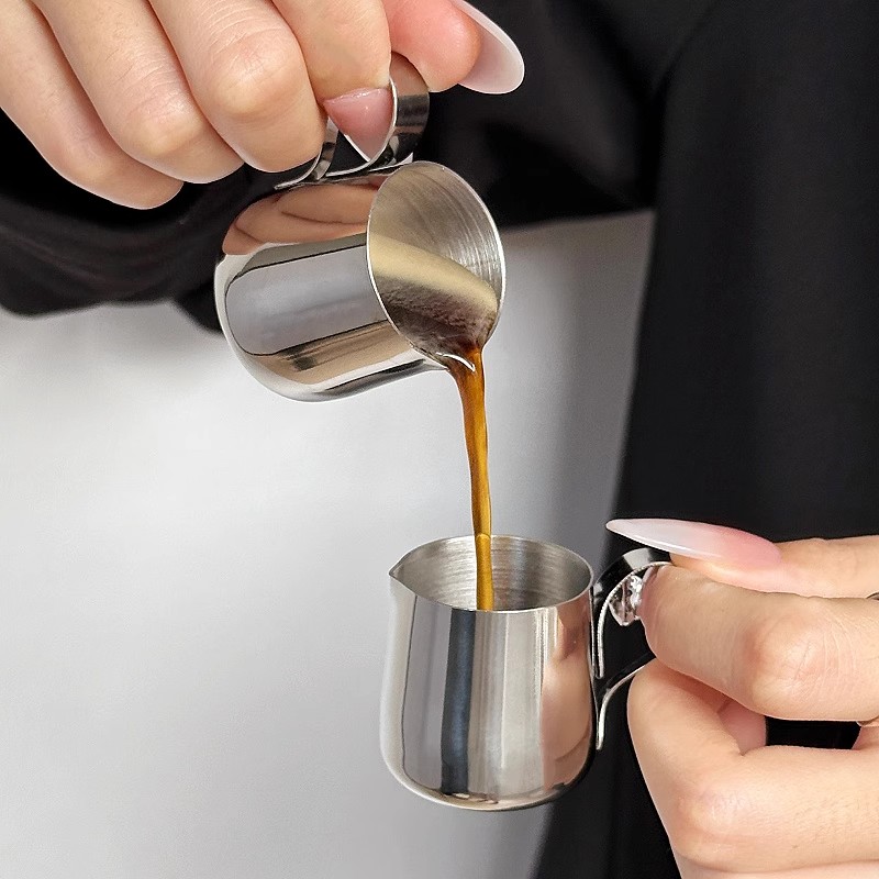 Barista Milk Jug - Stainless Steel Milk Frothing Pitcher Espresso