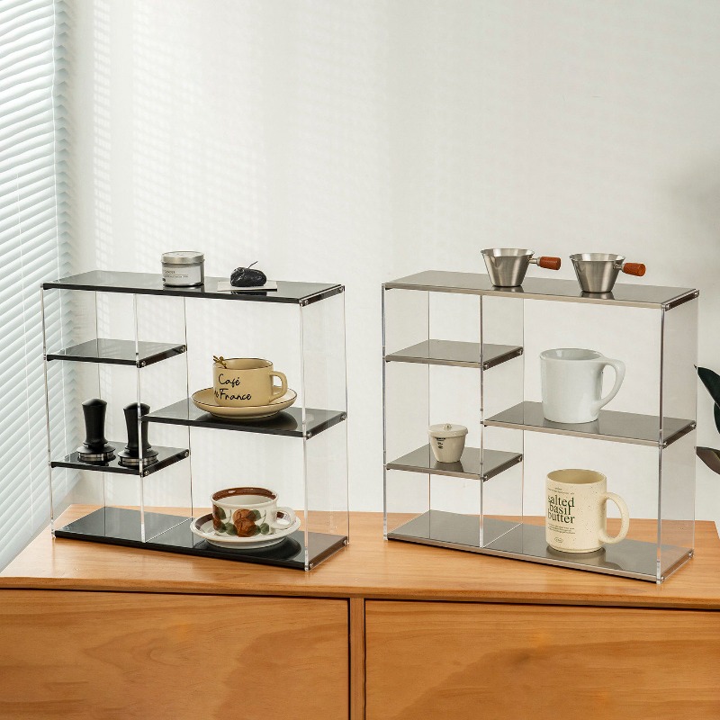Coffee Tea Unit - Multi Layer Stainless Steel Shelving Unit