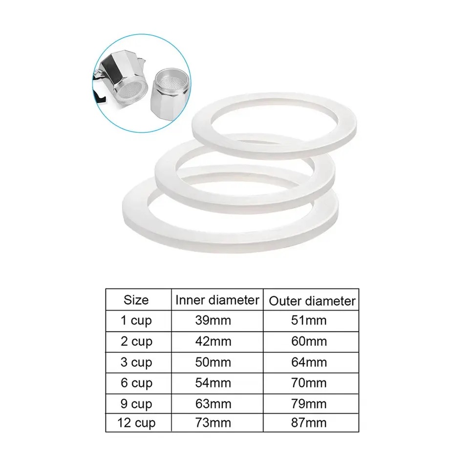 Coffee Tea Chocolate - 1PC Coffee Rubber Ring Bialetti Gasket