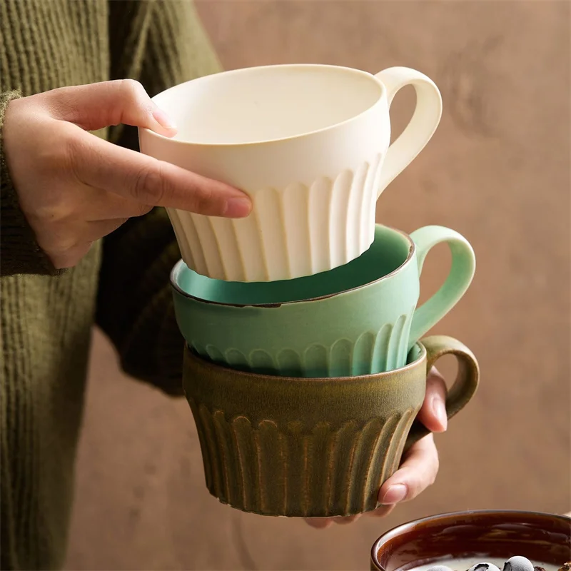 350ml Japanese Retro Vertical  - Coffee Tea Japan 评论和价格