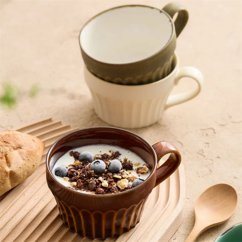 350ml Japanese Retro Vertical  - Coffee Tea Japan 评论和价格