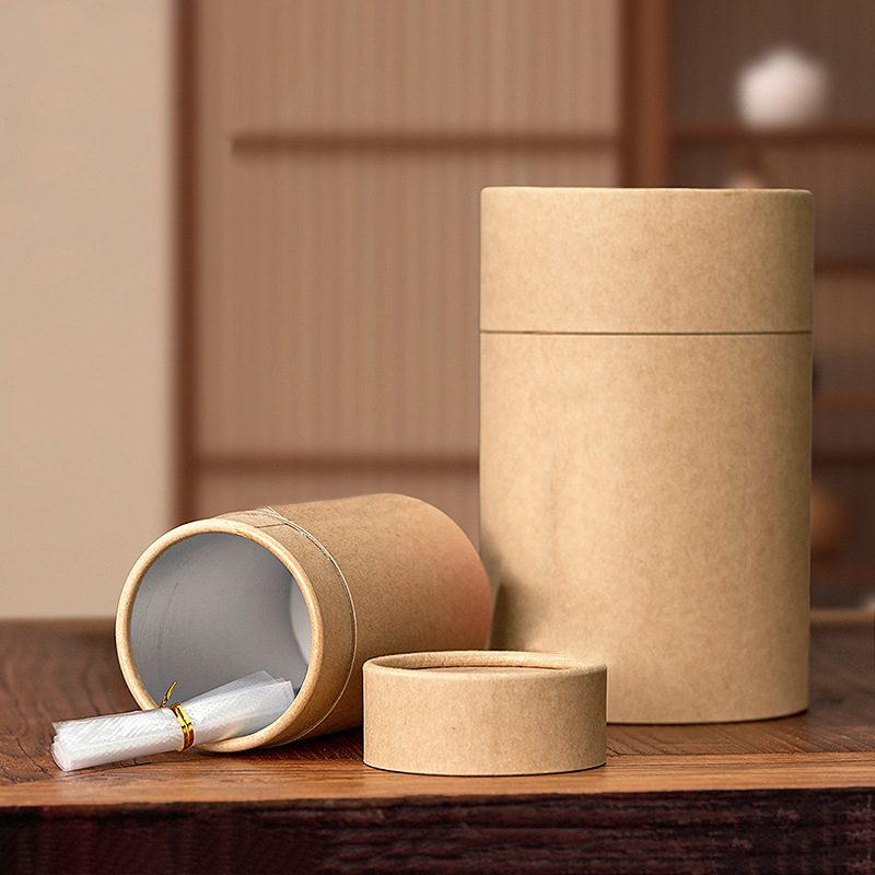 1PCS New Kraft Paperboard Tube - Coffee Tea Gift 评论和价格