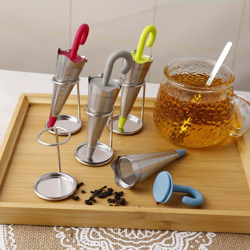 1pc Reusable Umbrella Tea Infu - Tea Strainer Mesh 评论和价格