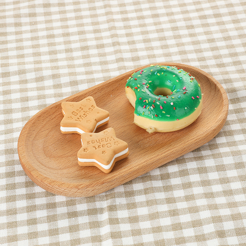 Walnut Wooden Tray Ins Wind Sm - Coffee Tea Japan 评论和价格