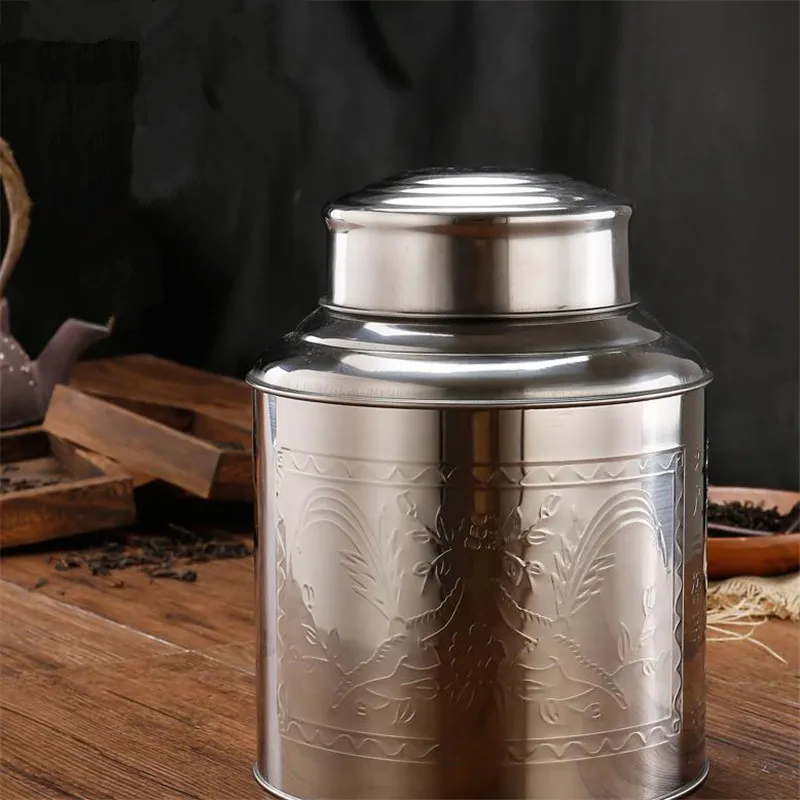 Stainless Steel Large Tea Cadd - Tea Coffee Sugar Container 评论和价格
