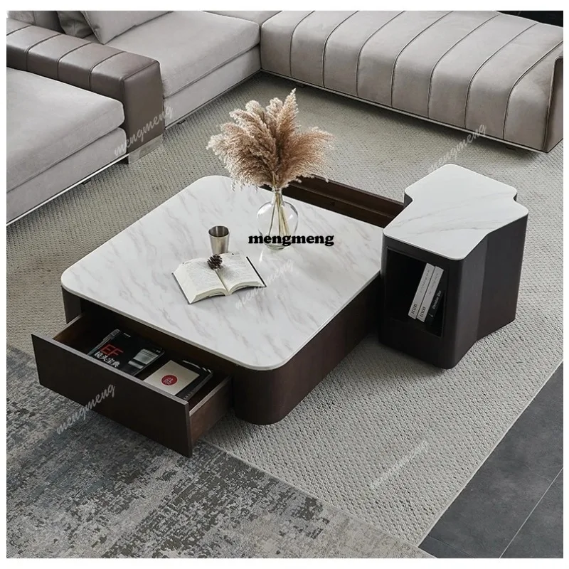 Modern Square marble coffee ta - Coffee Tea Unit 评论和价格