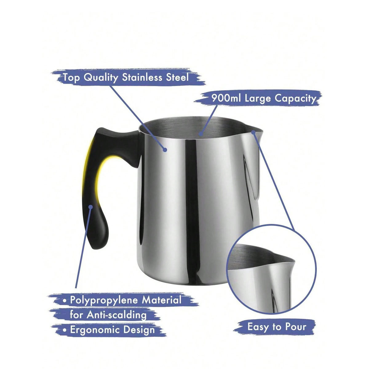 304 Stainless Steel Coffee Lat - Barista Milk Jug 评论和价格