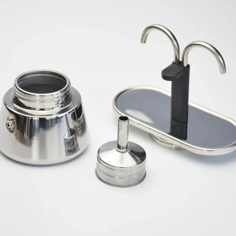 200ML Mini Moka Pot Double Tub - Coffee Tea Chocolate 评论和价格