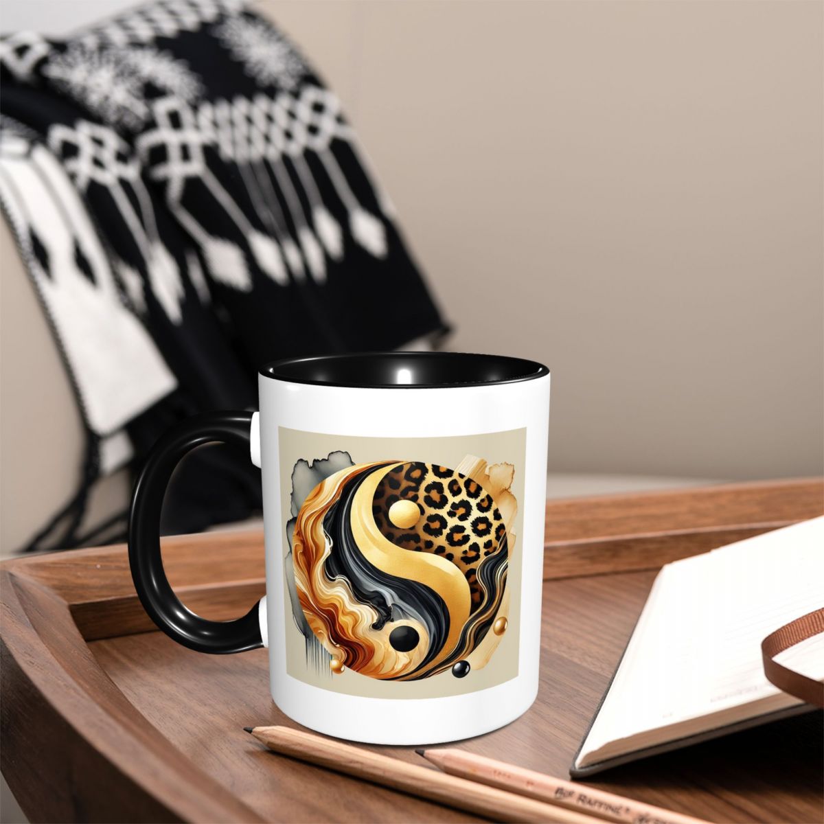Leopard Yin Yang Luxury Gold M - Coffee Tea Yin Yang 评论和价格