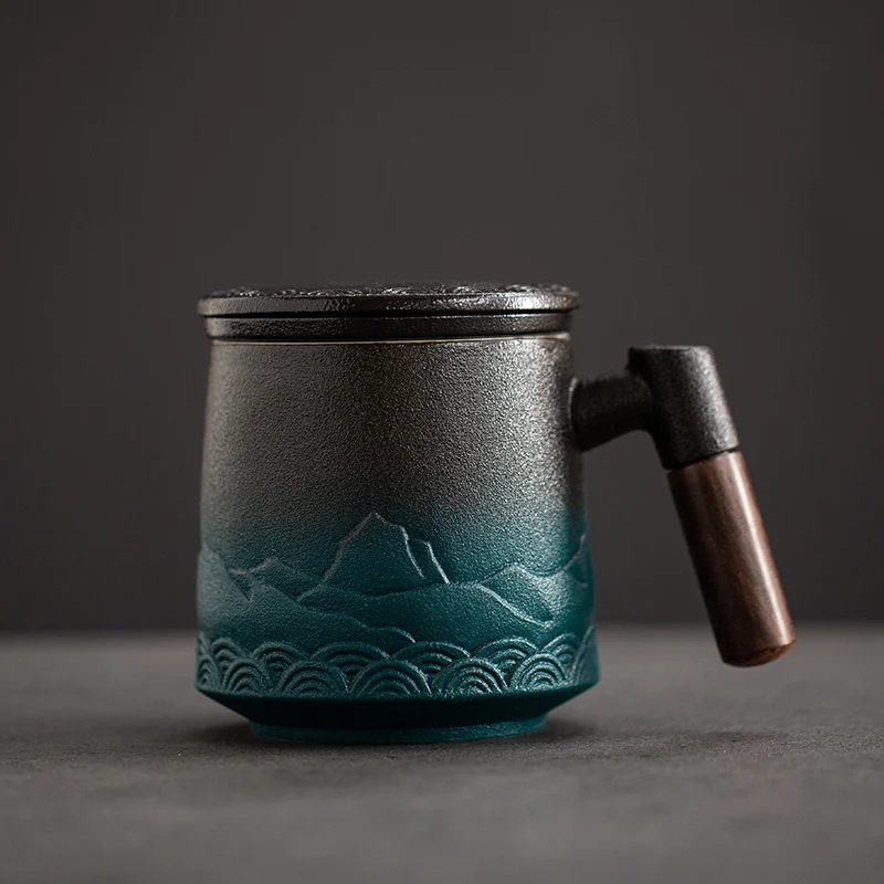 Ceramic Strainer Tea Cup Mug w - Coffee Tea Japan 评论和价格