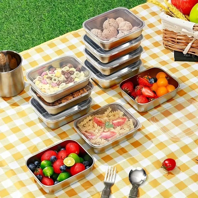 5-Piece Stainless Steel Food S - Tea Coffee Sugar Container 评论和价格