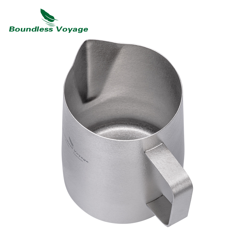 Boundless Voyage Titanium Milk - Barista Milk Jug 评论和价格