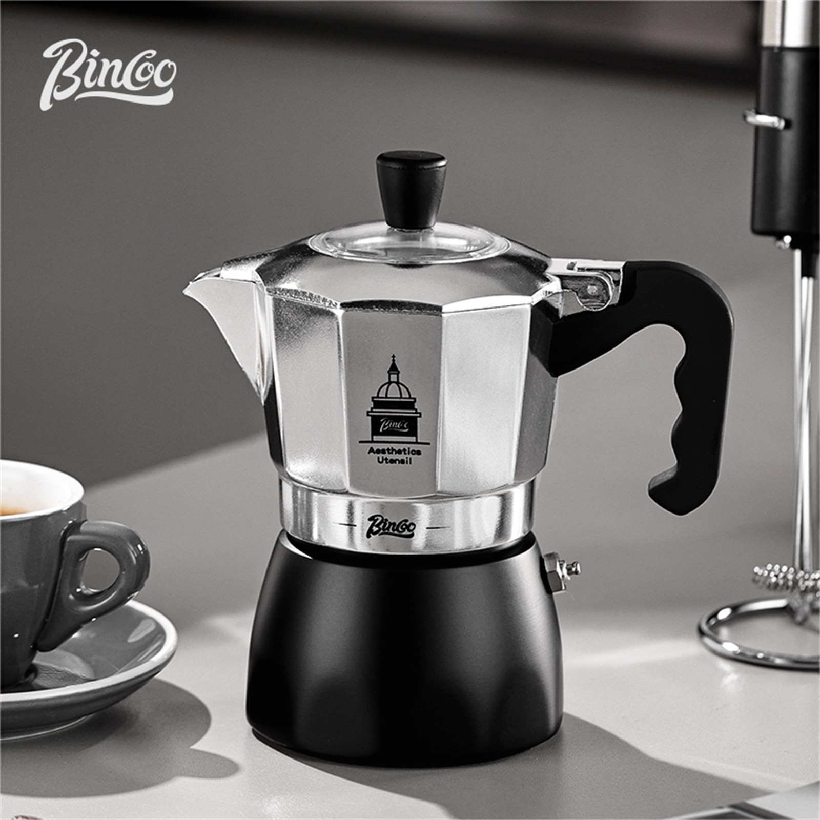 BINCOO Double Valve Moka Pot，E - Coffee Tea Chocolate 评论和价格