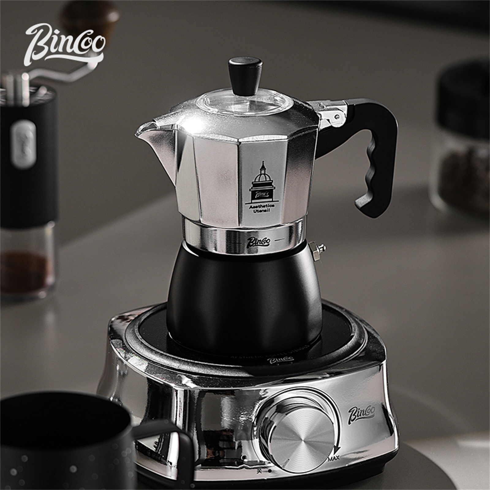 BINCOO Double Valve Moka Pot，E - Coffee Tea Chocolate 评论和价格