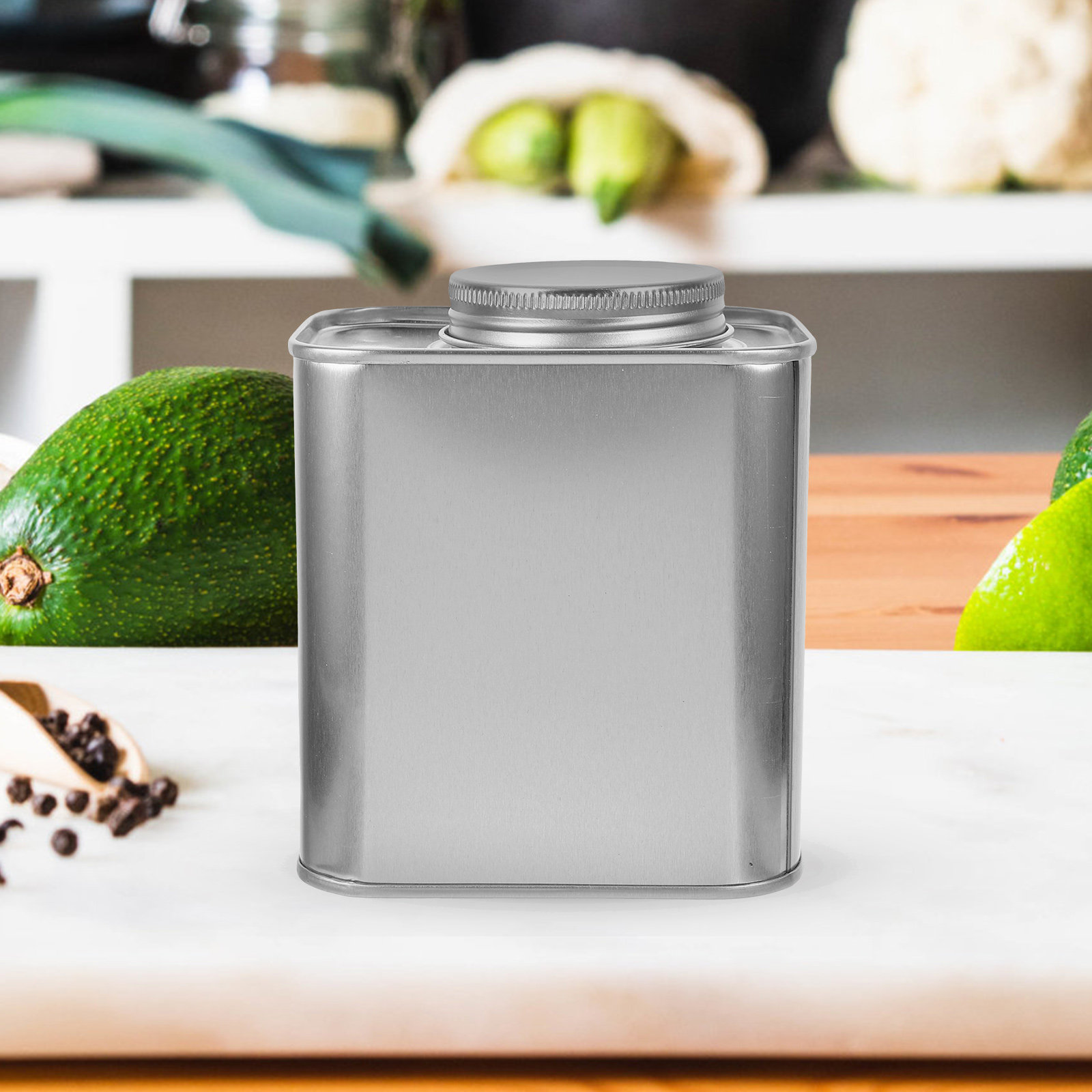 4Pcs Tinplate Tea Coffee Sugar - Canister Coffee Sugar Tea 评论和价格