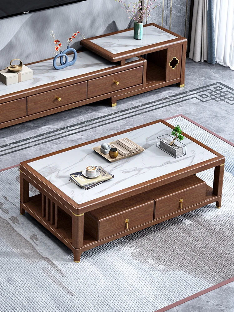 Coffee Table Tea Table Walnut  - Coffee Tea Unit 评论和价格