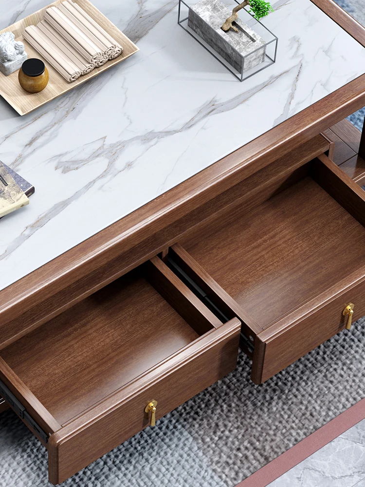 Coffee Table Tea Table Walnut  - Coffee Tea Unit 评论和价格