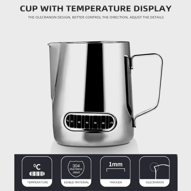 350mL Stainless Steel Milk Fro - Barista Milk Jug 评论和价格
