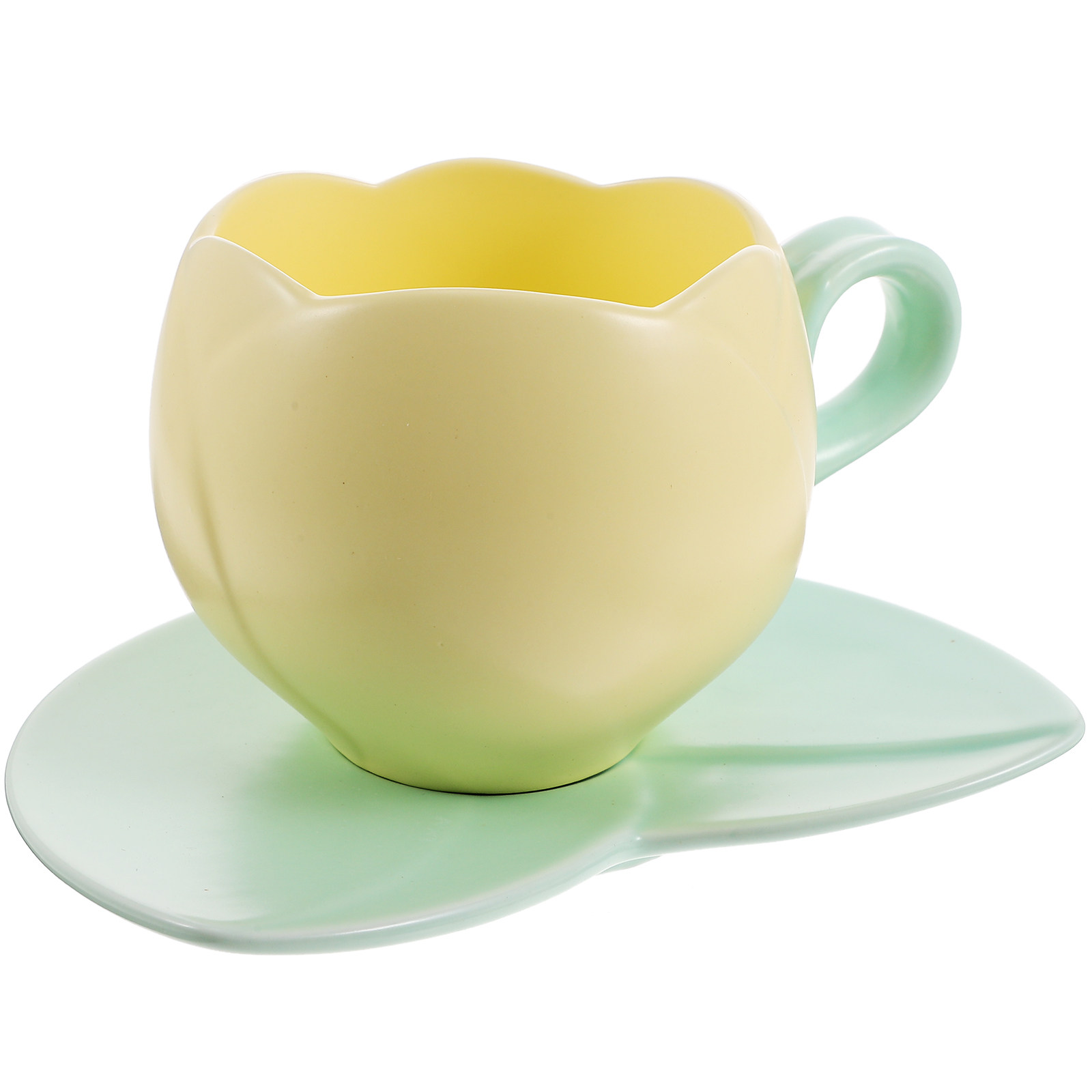 1Set Ceramic Coffee Cup with S - Coffee Tea Chocolate 评论和价格