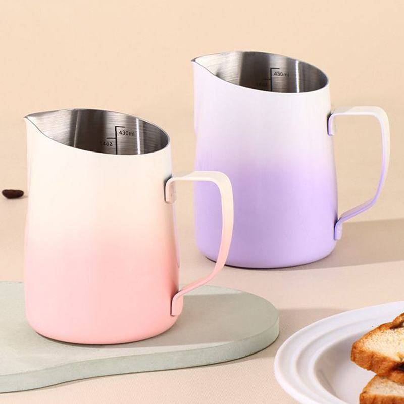 Milk Frother Jug Stainless Ste - Barista Milk Jug 评论和价格
