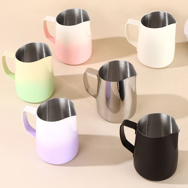 Milk Frother Jug Stainless Ste - Barista Milk Jug 评论和价格