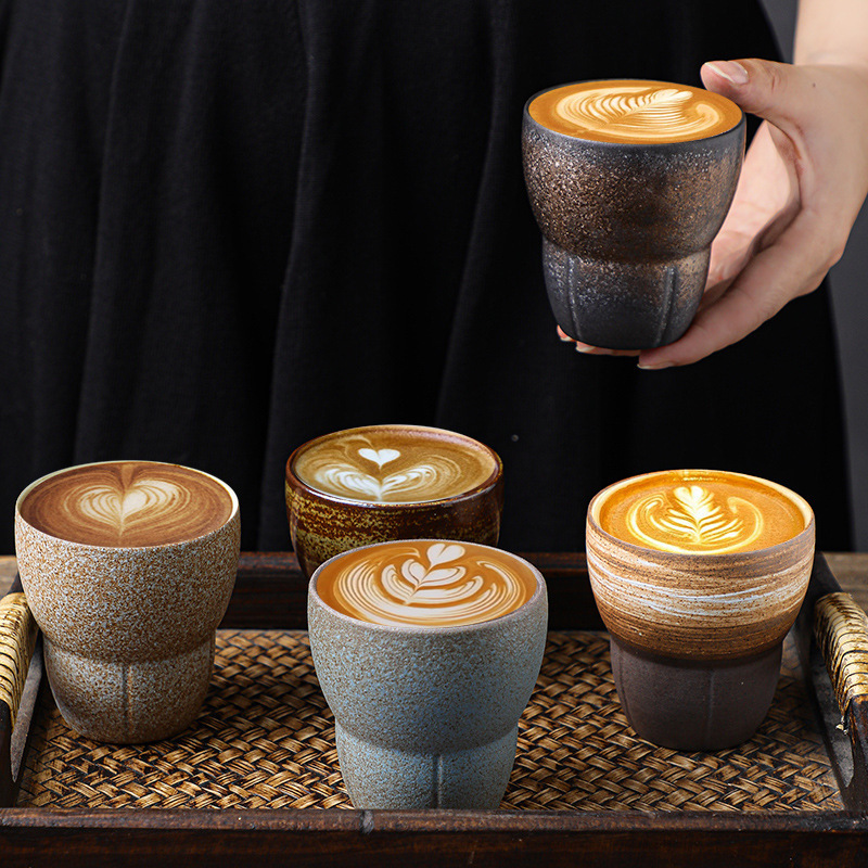 Japanese Style Rough Pottery E - Coffee Tea Japan 评论和价格