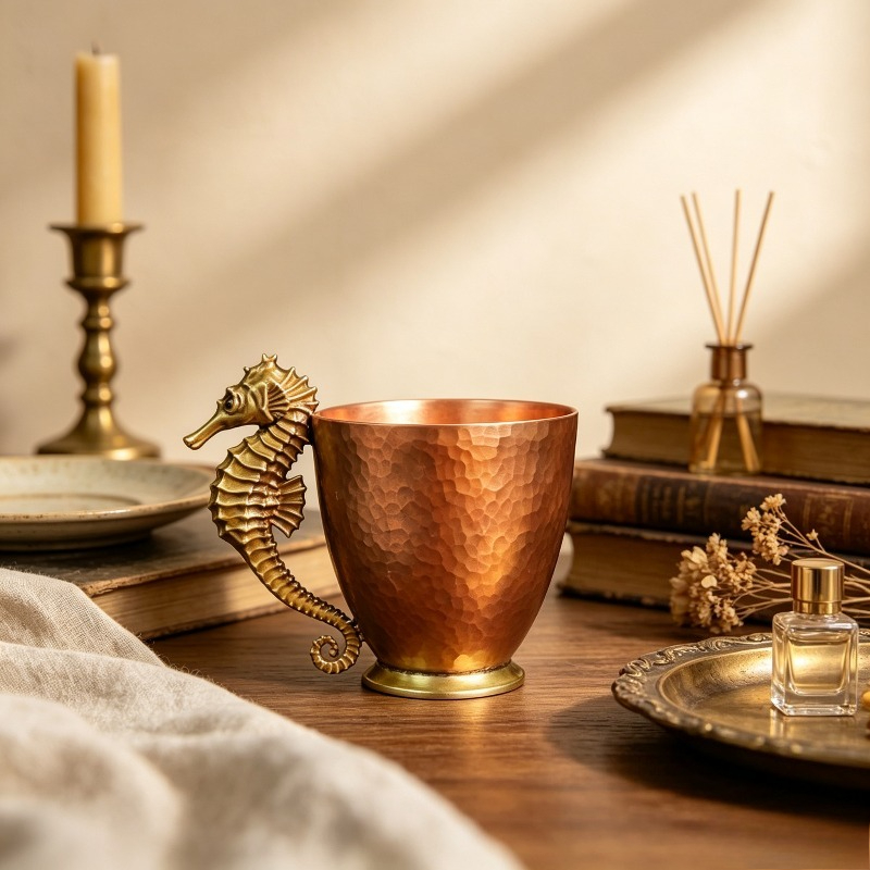 Original Copper Coffee Mug, Se - Coffee Tea Meaning 评论和价格
