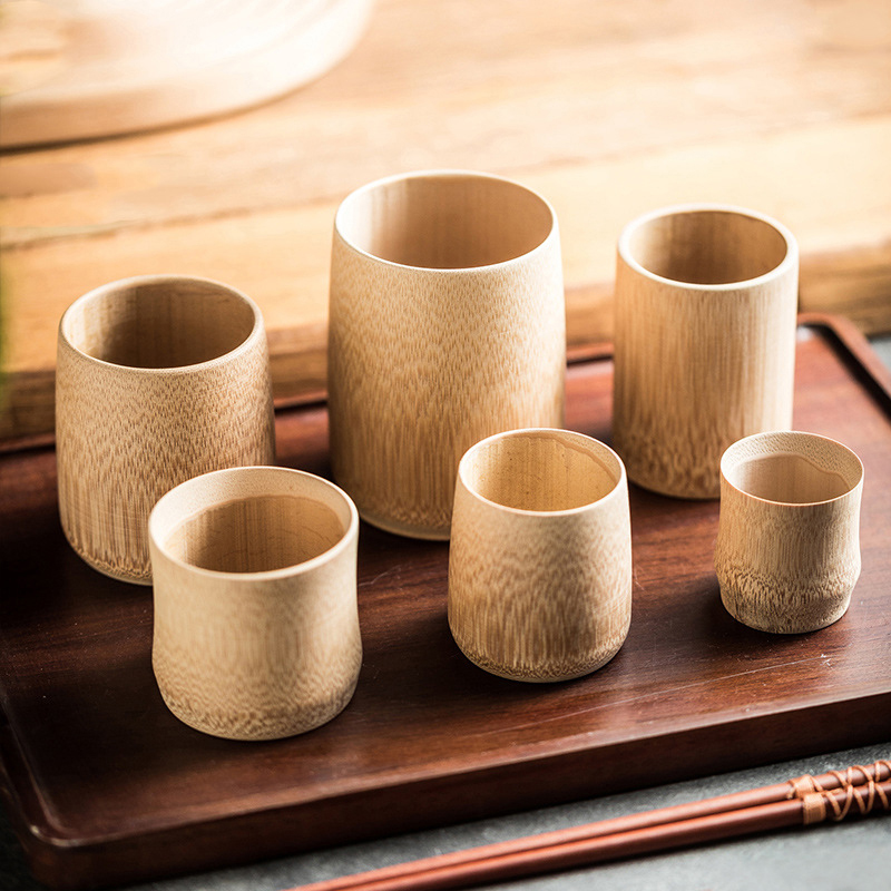 Bamboo Cup Home Japan Style Na - Coffee Tea Japan 评论和价格