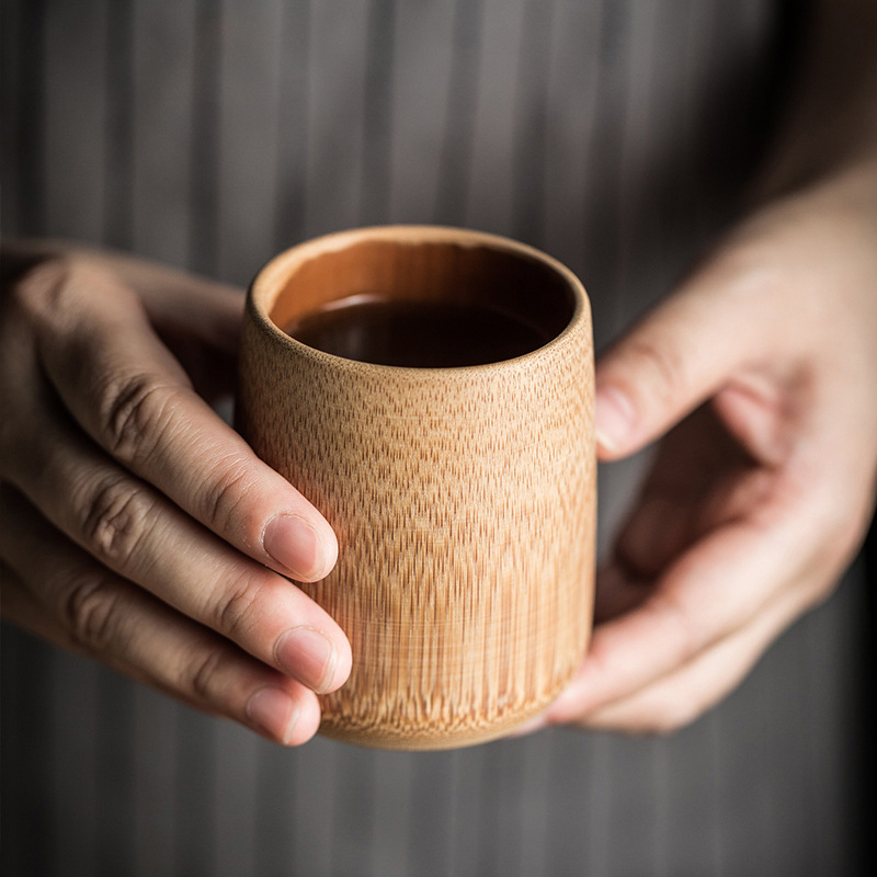 Bamboo Cup Home Japan Style Na - Coffee Tea Japan 评论和价格