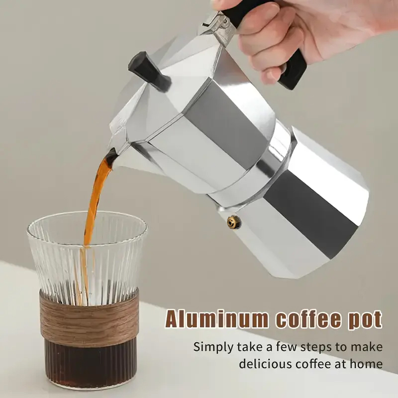 Classic Aluminum Moka Pot 50-3 - Coffee Tea Chocolate 评论和价格