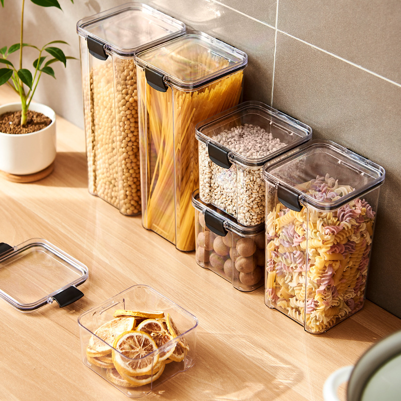 Sealed Jars Kitchen Grain Stor - Tea Coffee Sugar Container 评论和价格