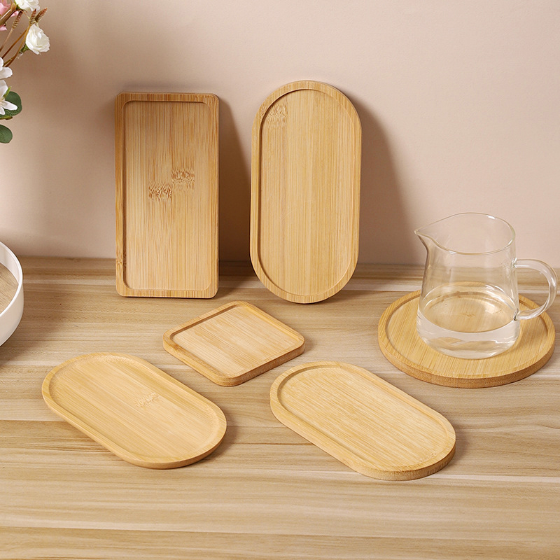 Tableware Solid Wood Food Tray - Coffee Tea Japan 评论和价格