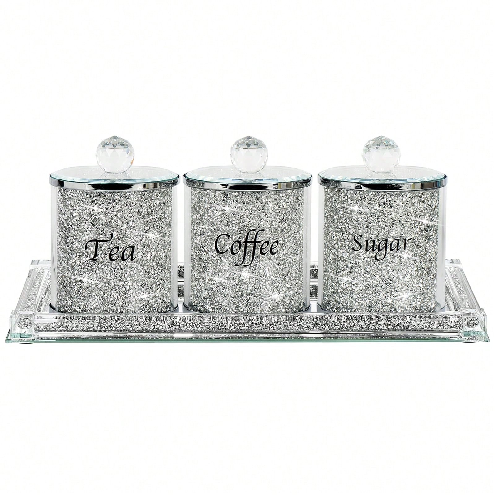 Coffee Sugar Tea Canister Set  - Coffee Tea Gift 评论和价格