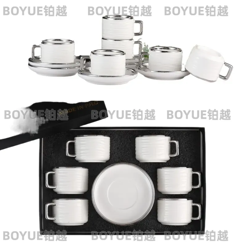 Luxury Ceramic Coffee Cup and  - Coffee Tea Gift 评论和价格