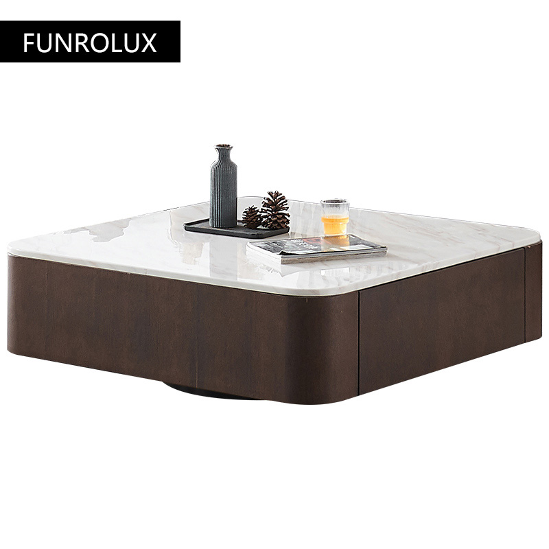 Modern Square marble coffee ta - Coffee Tea Unit 评论和价格
