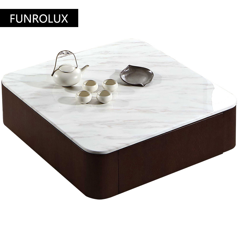 Modern Square marble coffee ta - Coffee Tea Unit 评论和价格