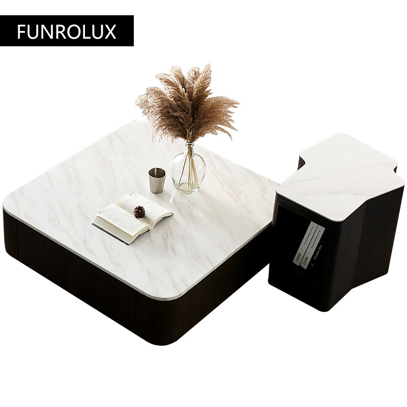 Modern Square marble coffee ta - Coffee Tea Unit 评论和价格