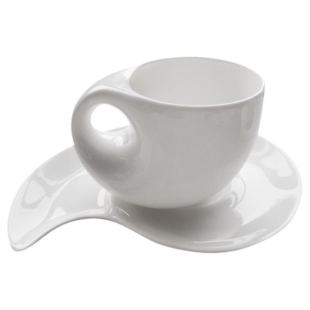 1Set Ceramic Coffee Cup Saucer - Coffee Tea Gift 评论和价格