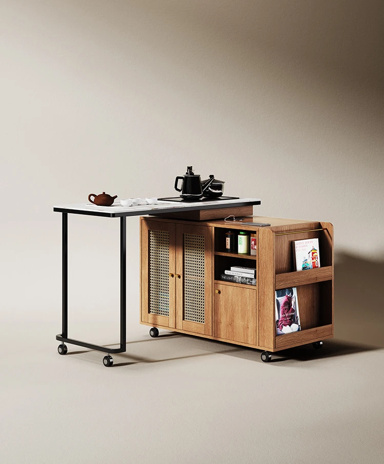 Small unit solid wood tea tabl - Coffee Tea Unit 评论和价格