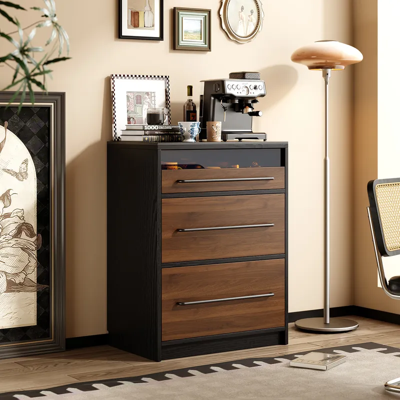Solid Wood Sideboard Antique C - Coffee Tea Unit 评论和价格