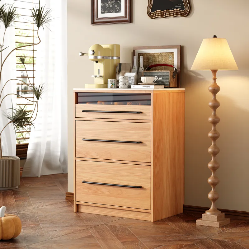 Solid Wood Sideboard Antique C - Coffee Tea Unit 评论和价格