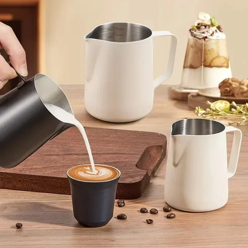 Coffee Milk Frothing Pitcher J - Barista Milk Jug 评论和价格