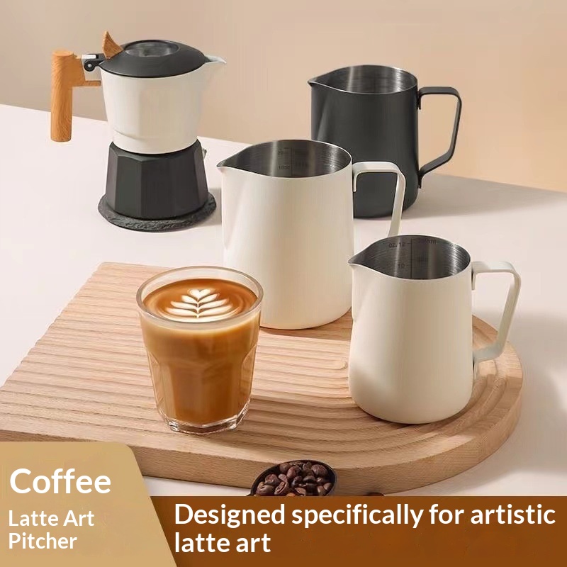 Coffee Milk Frothing Pitcher J - Barista Milk Jug 评论和价格