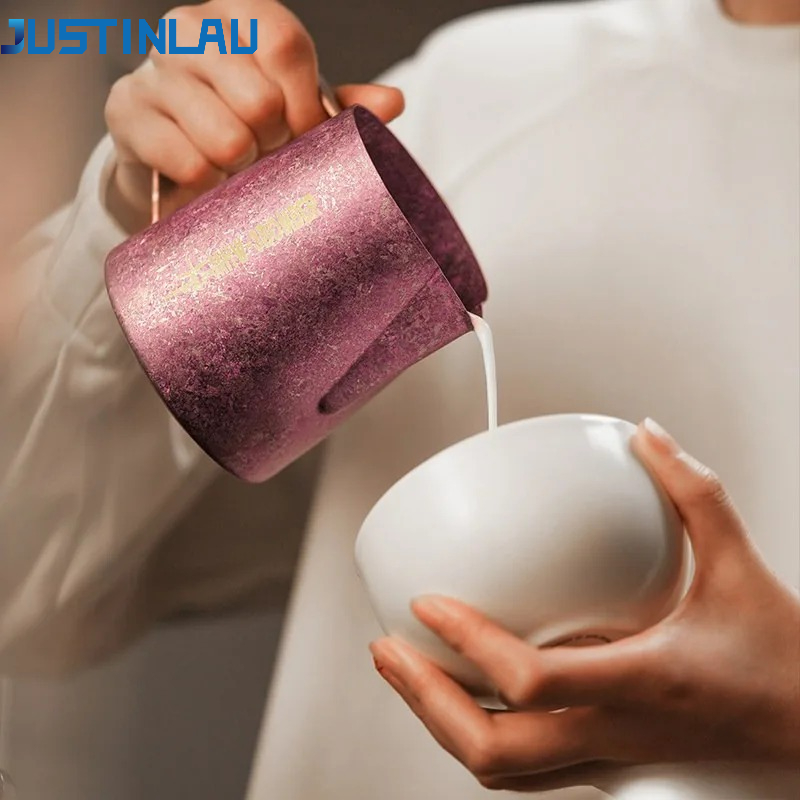 JUSTINLAU 600ml Pure Titanium  - Barista Milk Jug 评论和价格